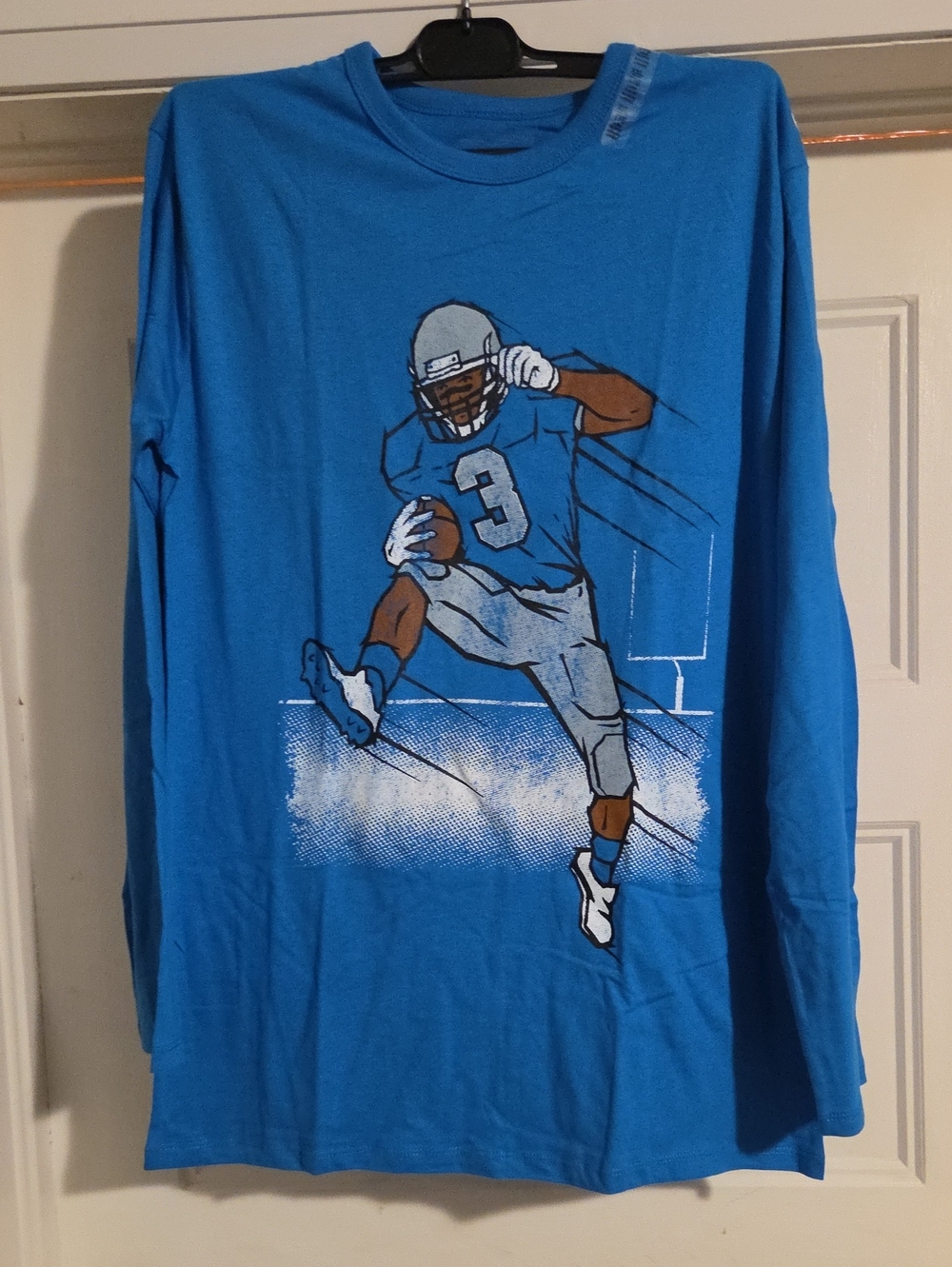 Kids Athletic Graphic Long-Sleeve Shirt - Blue